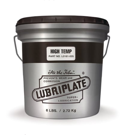 LUBRIPLATE High Temp, 4/6 Lb Tubs, Non-Melt, Nlgi No. 2 White Grease Effective To 450 Degrees F. L0161-005